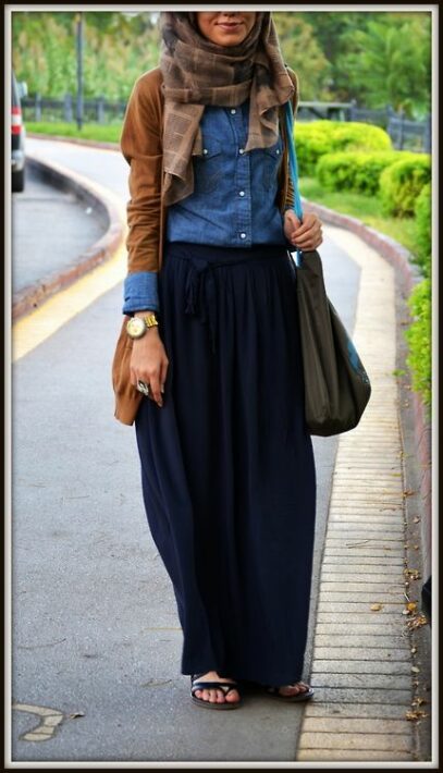 skirt outfits hijab