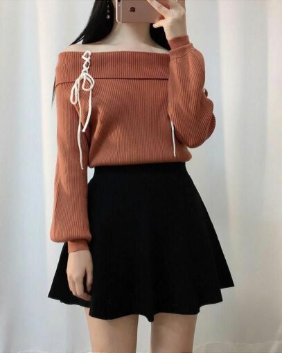 skirt outfits korean
