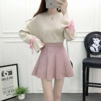 skirt outfits korean