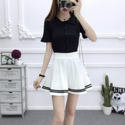skirt outfits korean
