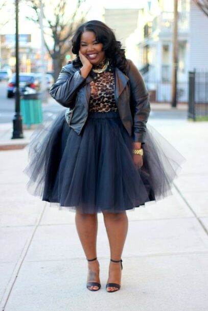 skirt plus size outfit