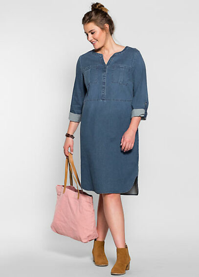 soft denim dress
