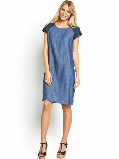 soft denim dress