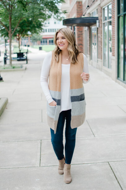 sweater vest outfit