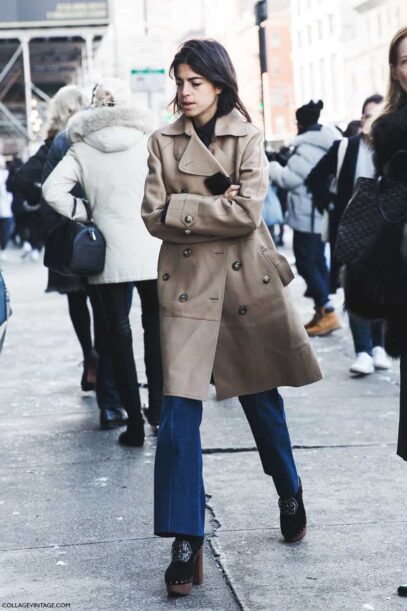 trench coat street style