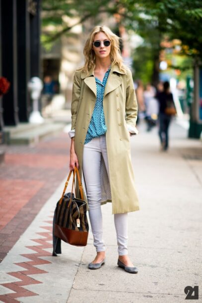 trench coat street style