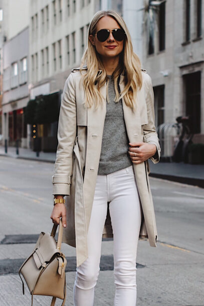 trench coats women outfit street fashion