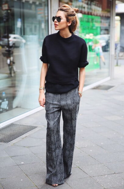 trousers outfit casual street fashion