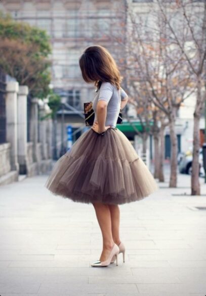 tulle skirt outfit