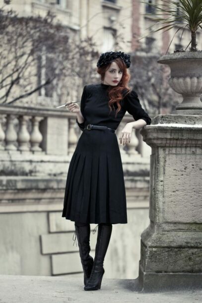 vintage french fashion parisian style