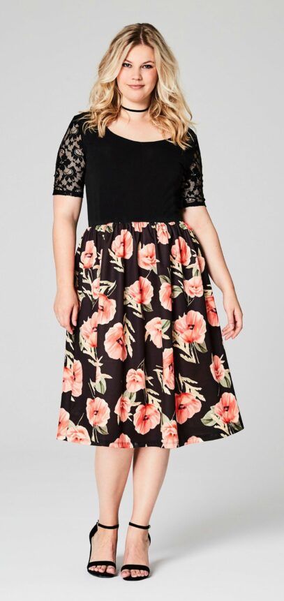 wedding guest plus size outfit