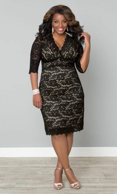 wedding guest plus size outfit