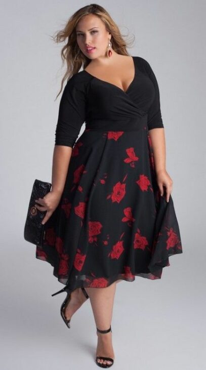 wedding guest plus size outfit